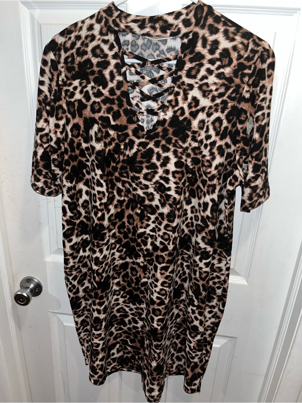 Woman’s Plus Sized Animal Print Cheetah 1X Bobbie Brooks Animal Print Dress